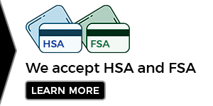 Banner that states We Accept HSA and FSA